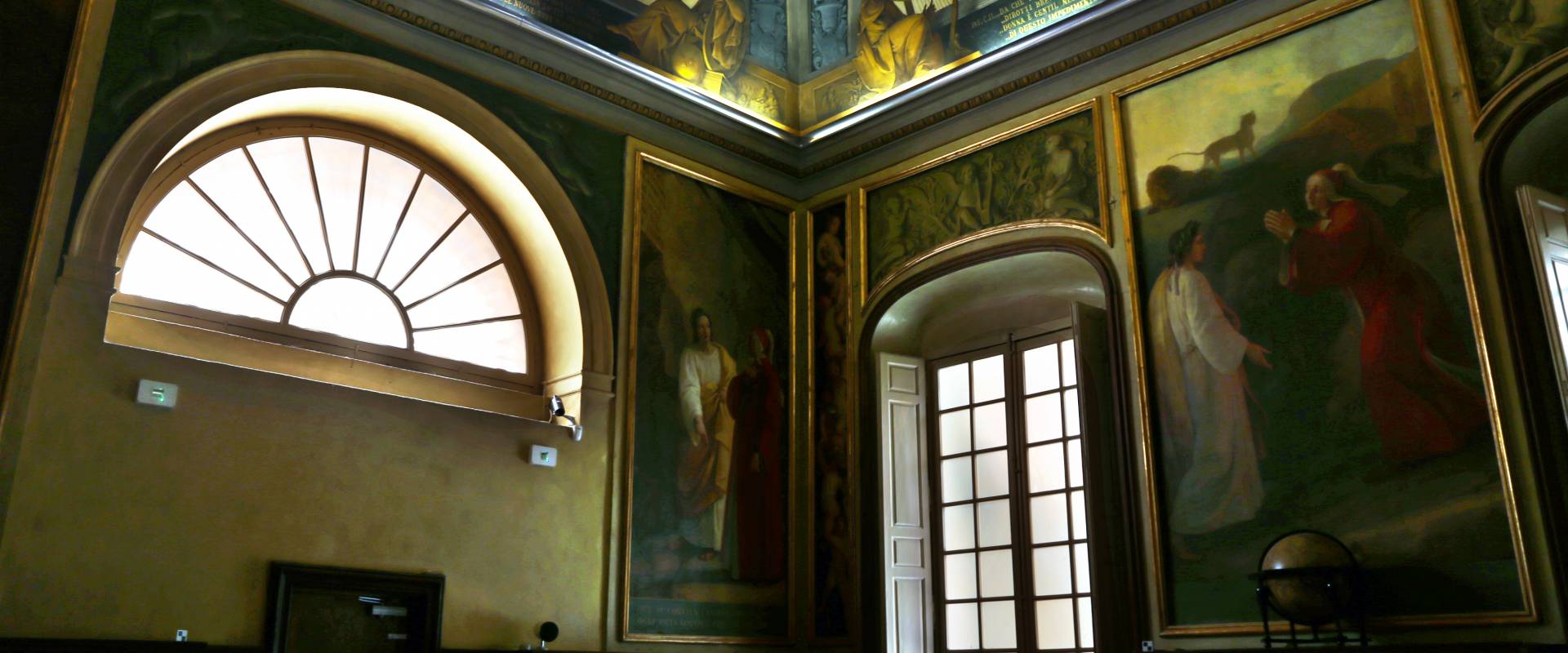 Parma, biblioteca palatina, sala di dante, decorata da francesco scaramuzza, 1843-57, 01 foto di Sailko
